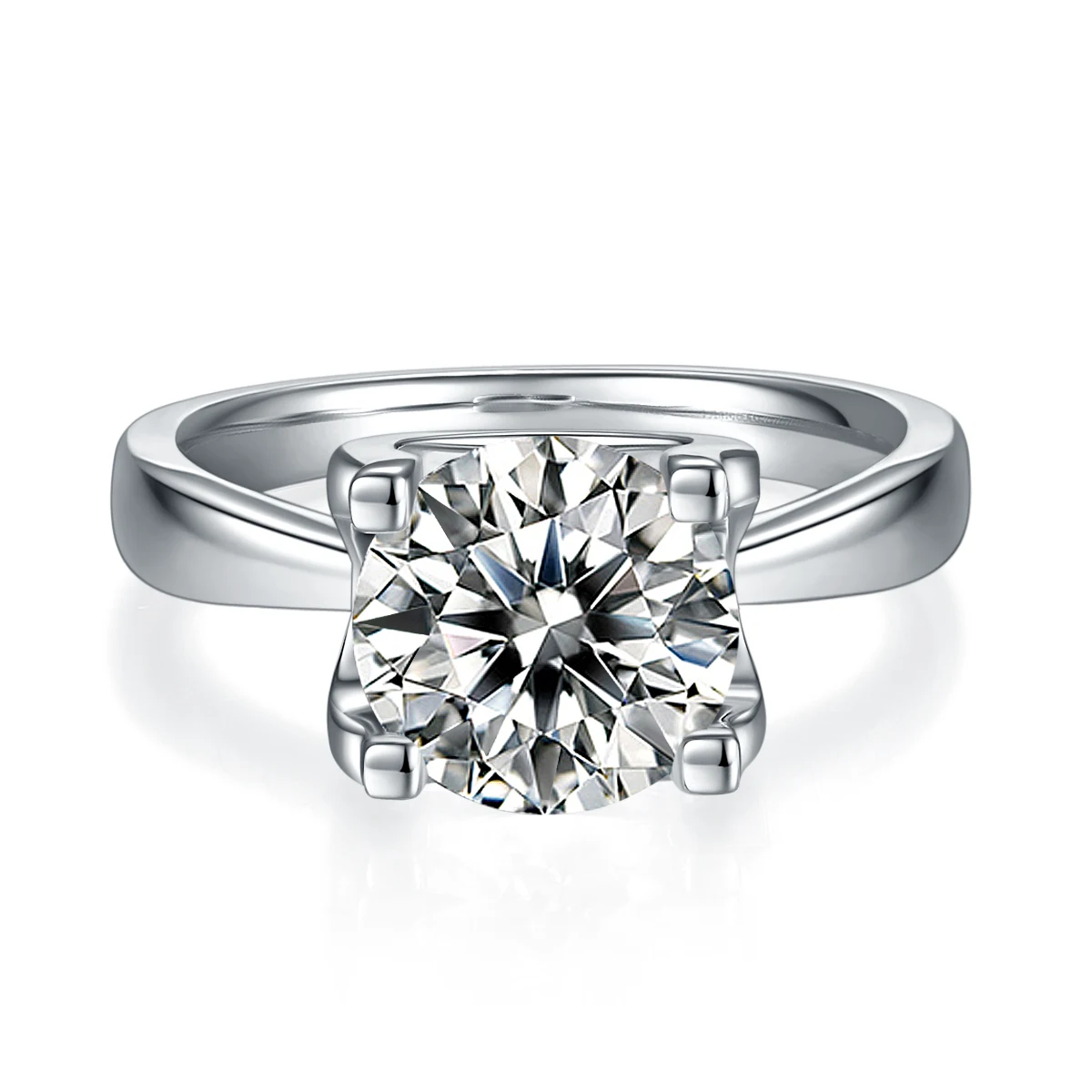 Tulip Lab-Grown Diamond Ring — 3 ct — product view 2