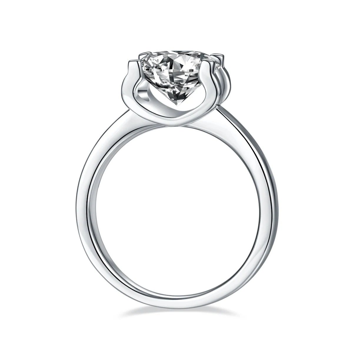 Tulip Lab-Grown Diamond Ring — 3 ct — product view 3