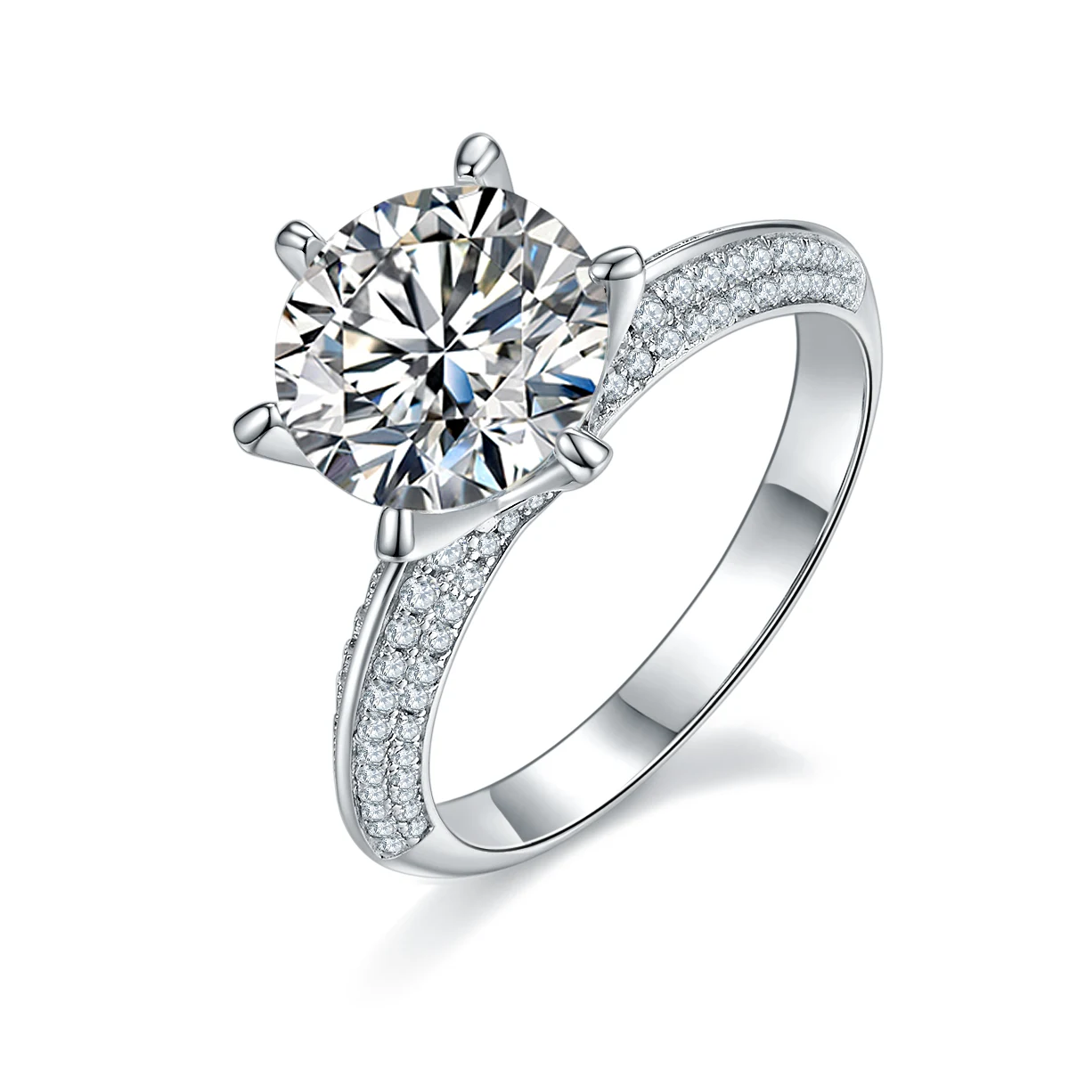 Half-Light Lab-Grown Diamond Ring — 3 ct — product view 1