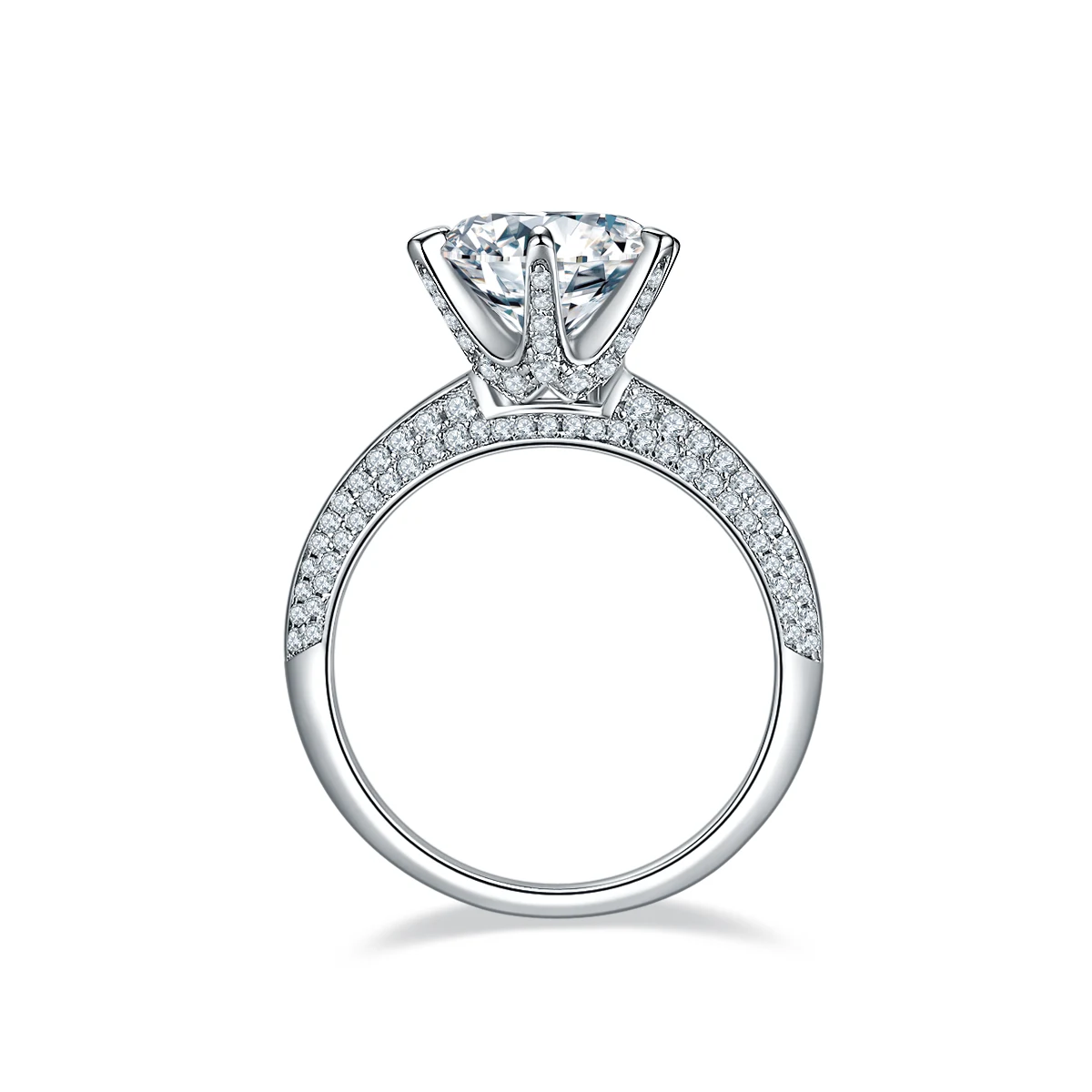 Half-Light Lab-Grown Diamond Ring — 3 ct — product view 3