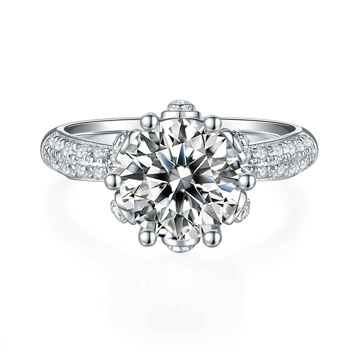 Flora Lab-Grown Diamond Ring — 3 ct — product view 2