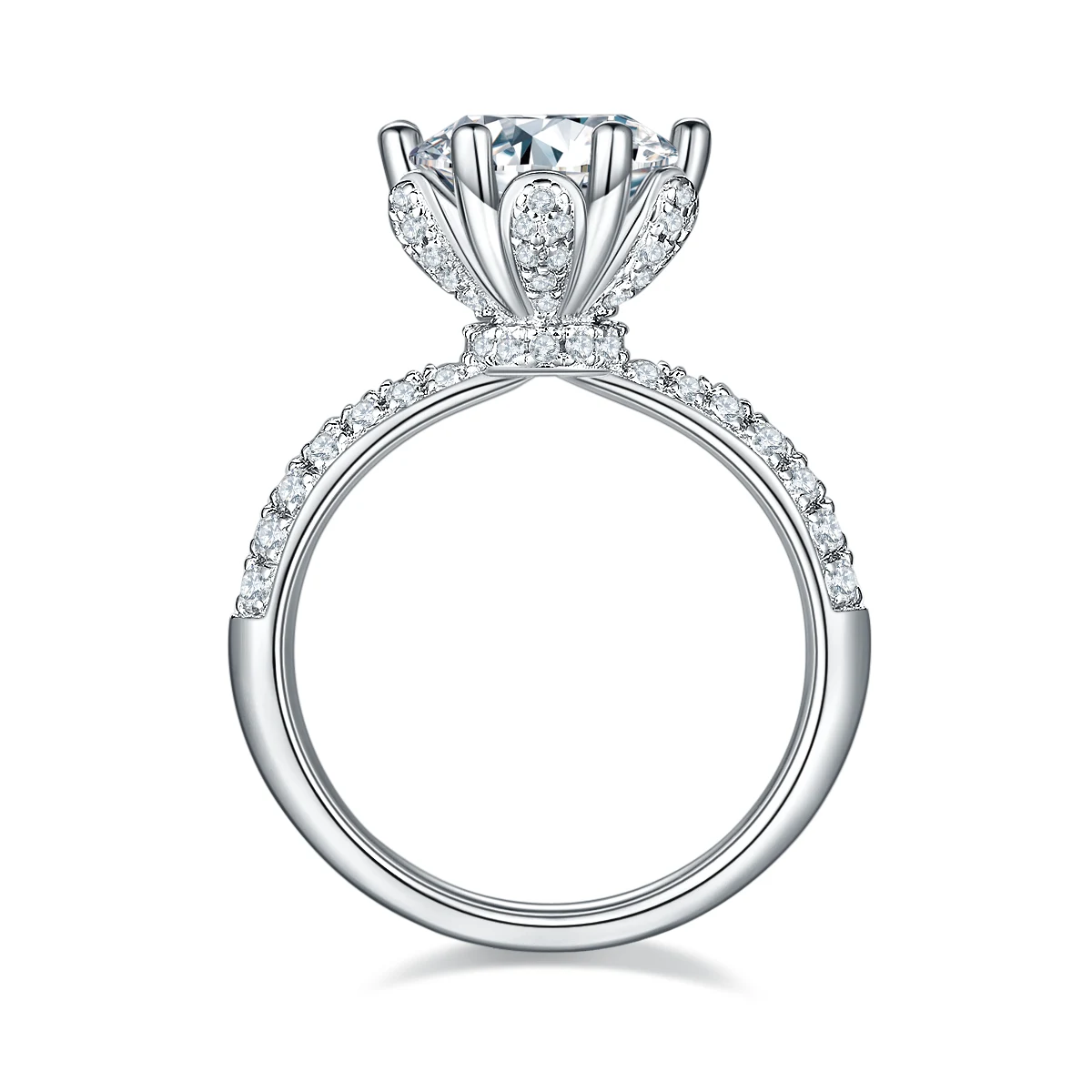 Flora Lab-Grown Diamond Ring — 3 ct — product view 3