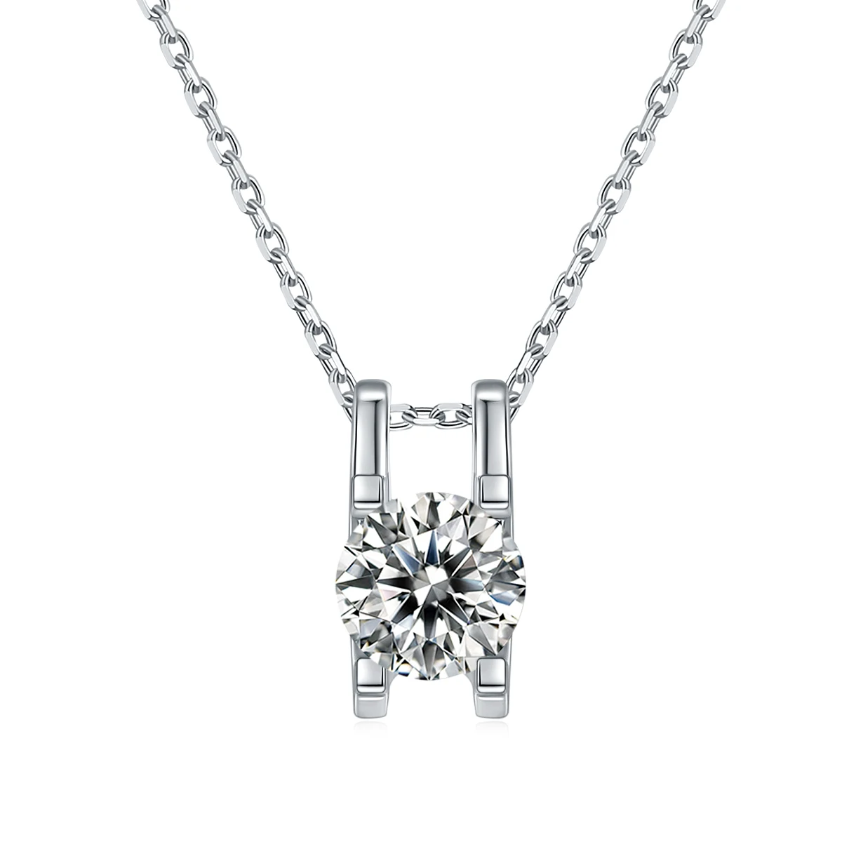 Tulip Lab-Grown Diamond Necklace — product view 1
