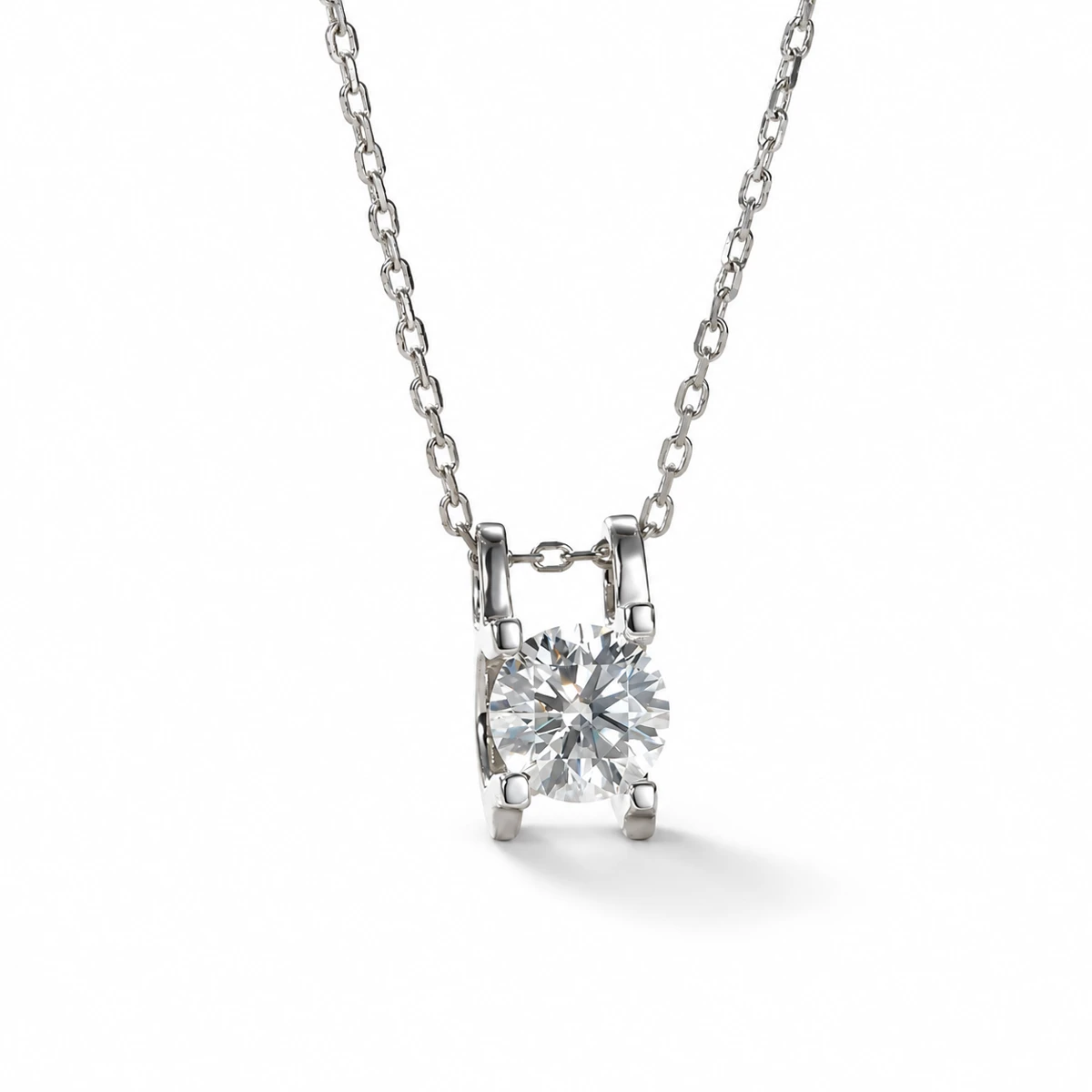 Tulip Lab-Grown Diamond Necklace — product view 2