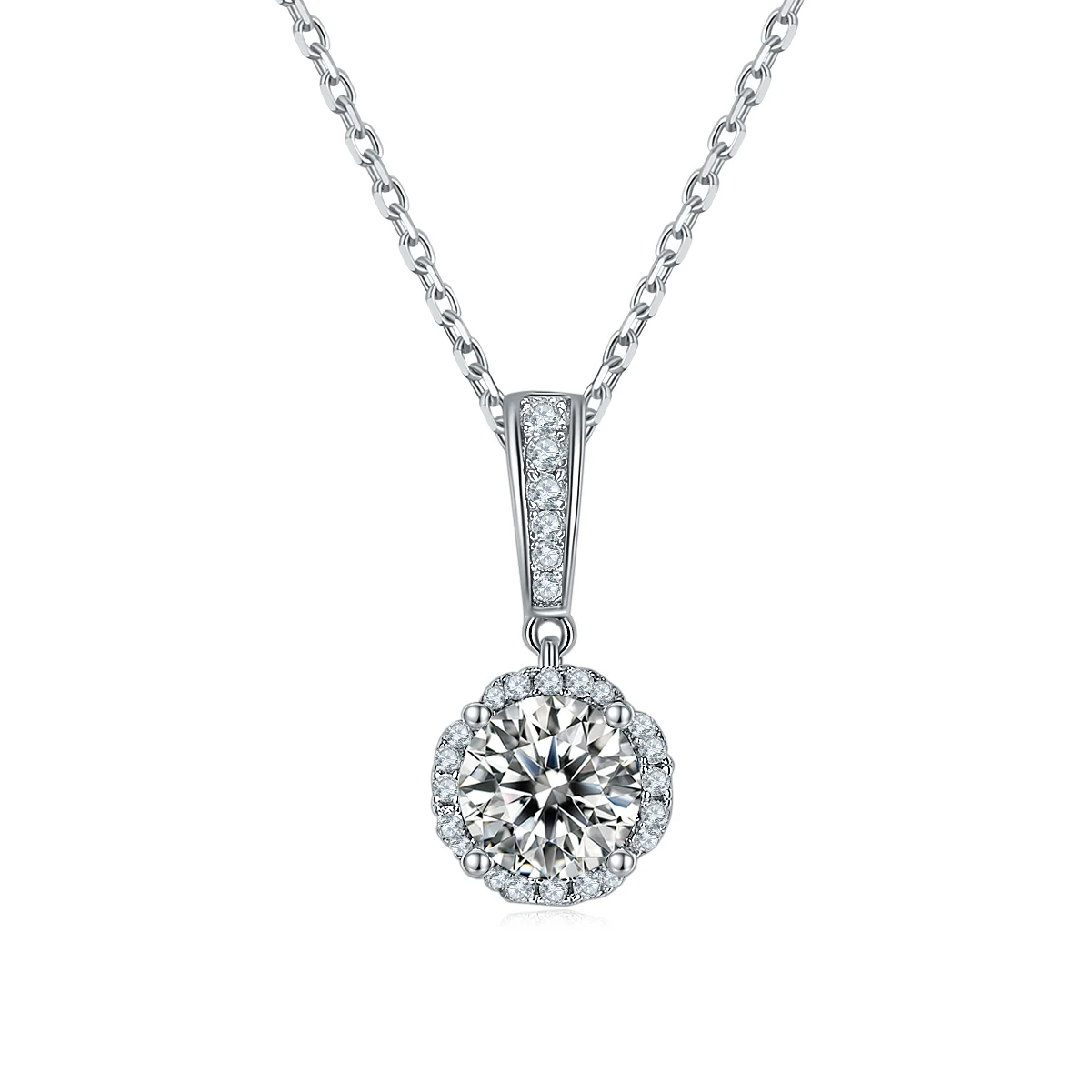 Bloom Lab-Grown Diamond Necklace — product view 1