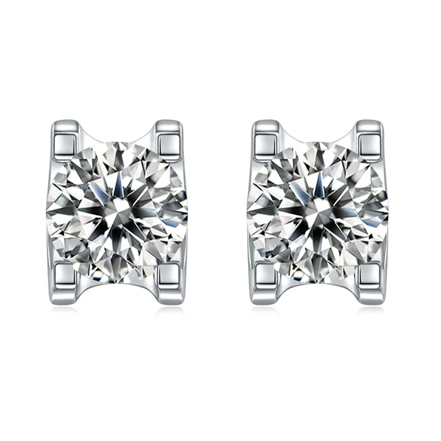 Tulip Lab-Grown Diamond Stud Earrings