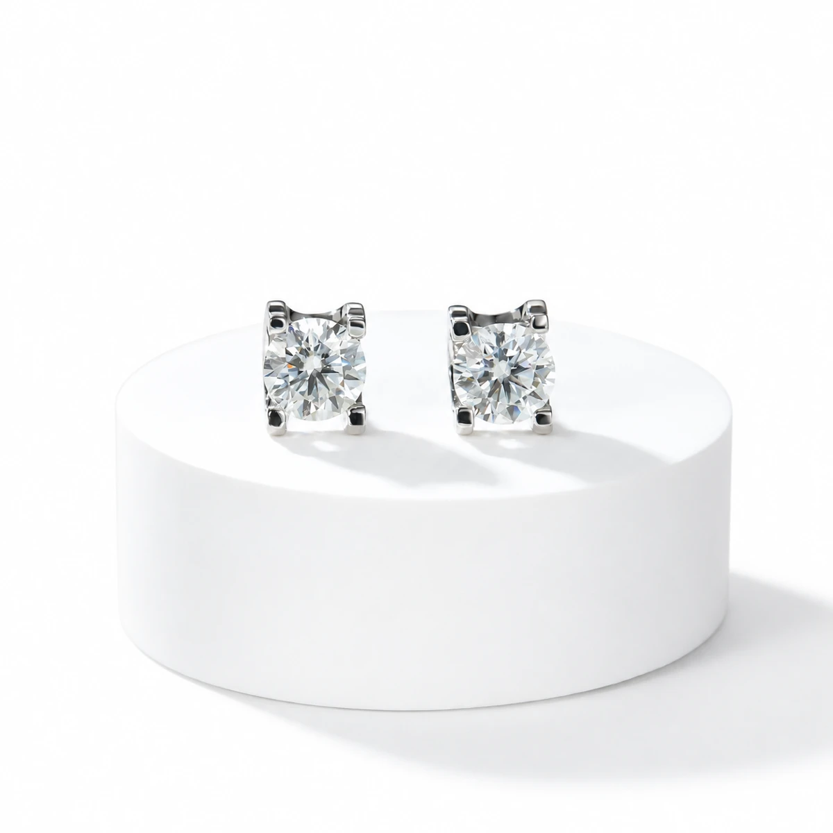 Tulip Lab-Grown Diamond Stud Earrings — product view 2