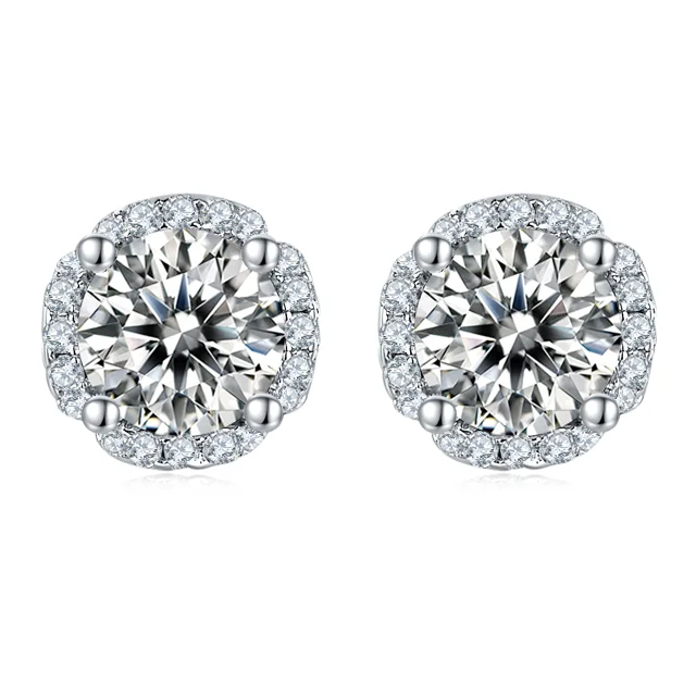 Bloom Lab-Grown Diamond Stud Earrings