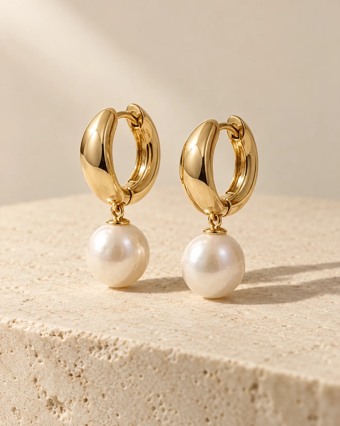 The Tide · Pearl Earrings